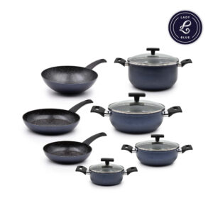 Trem Cozinha Indução 7 Peças Lady Blue F.I.T.