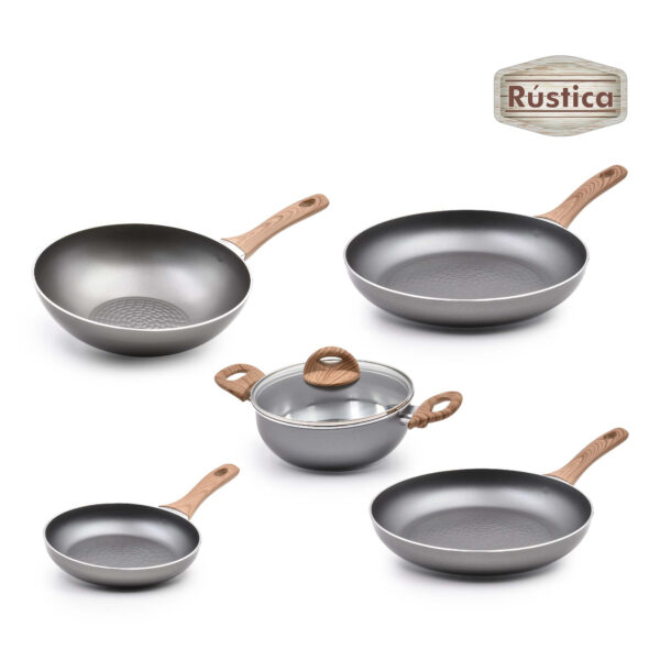Trem de Cozinha Indução 5 Peças Rústica