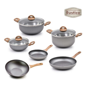 Trem de Cozinha Indução 6 Peças Rústica