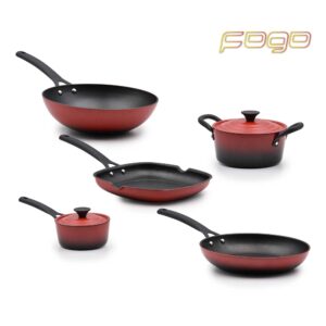 Trem de Cozinha Indução 5 Peças Fogo