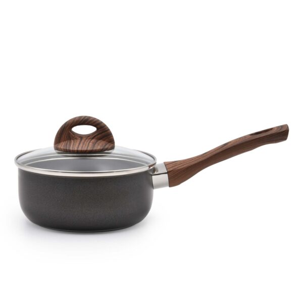 Trem Cozinha Indução 6 Peças Black Wood - Image 2