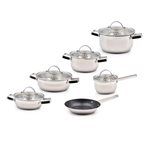Trem Cozinha Indução 6 Peças Prime Inox Collection