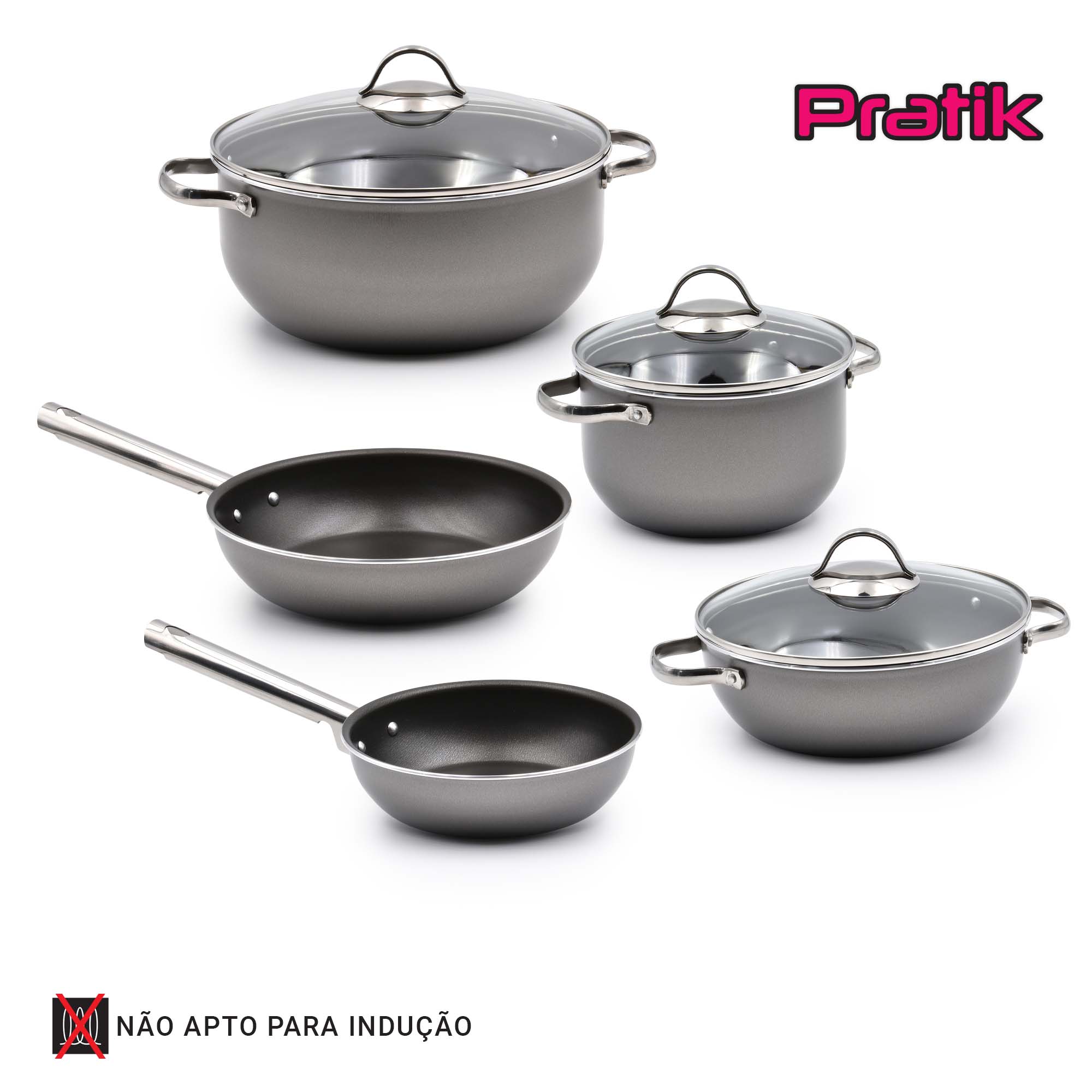 Trem de Cozinha 5 Peças Pratik