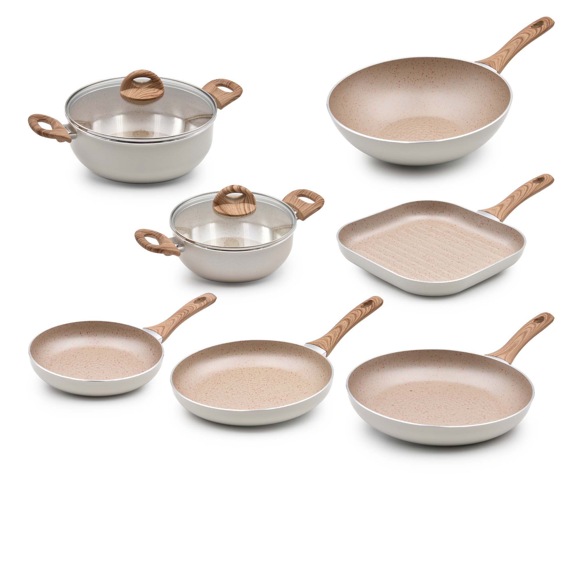 Trem Cozinha Indução 7 Peças Spring