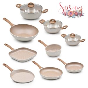 Trem Cozinha Indução 9 Peças Spring