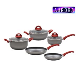 Trem Cozinha Indução 5 Peças Aurora