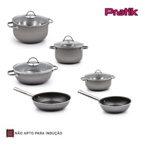 Trem de Cozinha 6 Peças Pratik