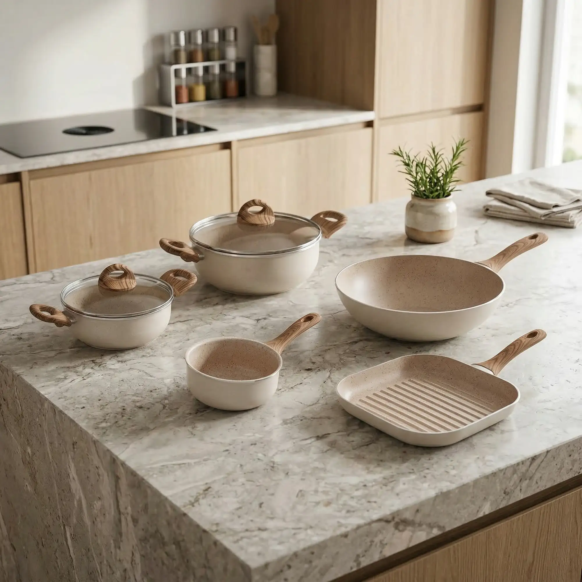 Trem Cozinha Indução 5 Peças Spring - Image 2