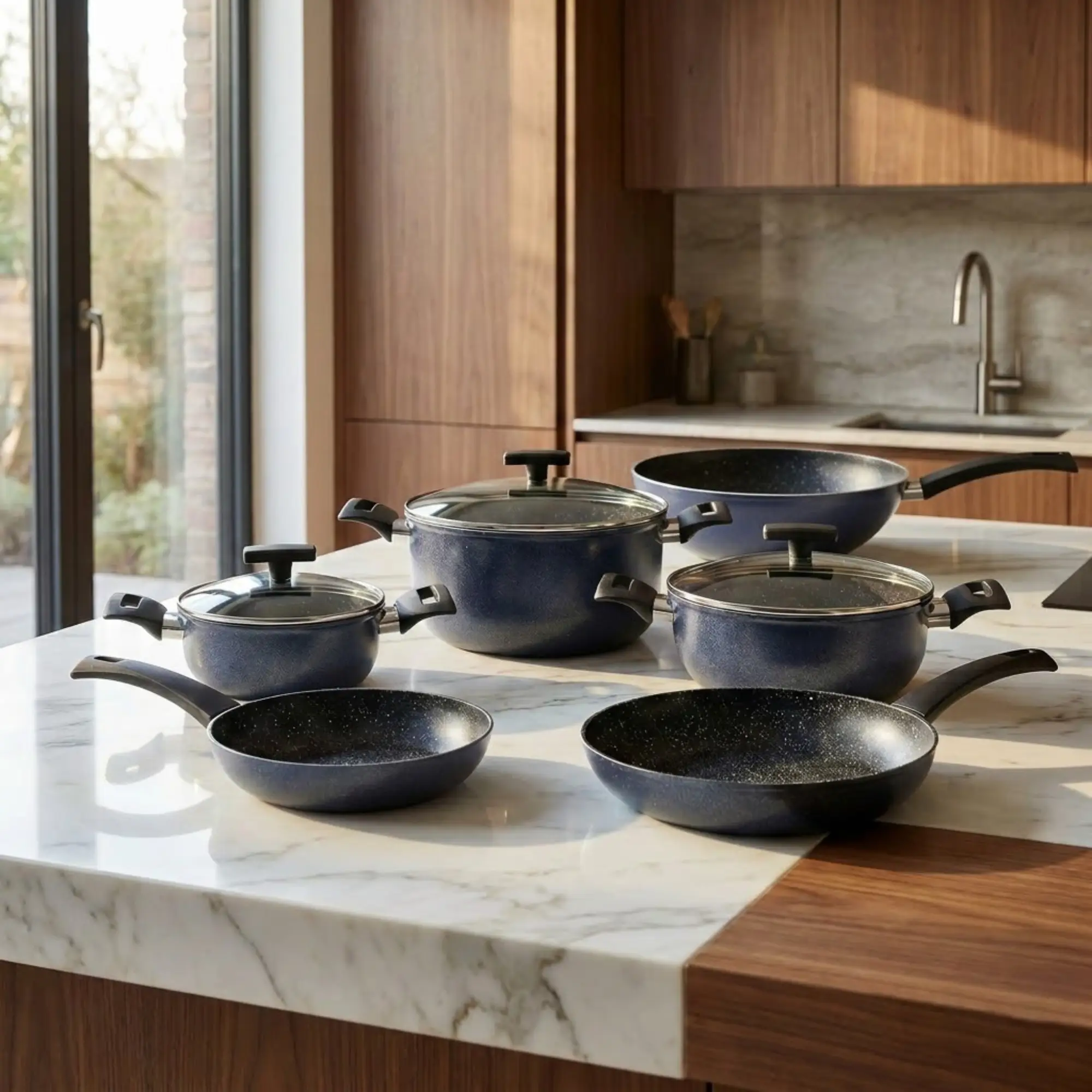 Trem Cozinha Indução 6 Peças Lady Blue F.I.T. - Image 2