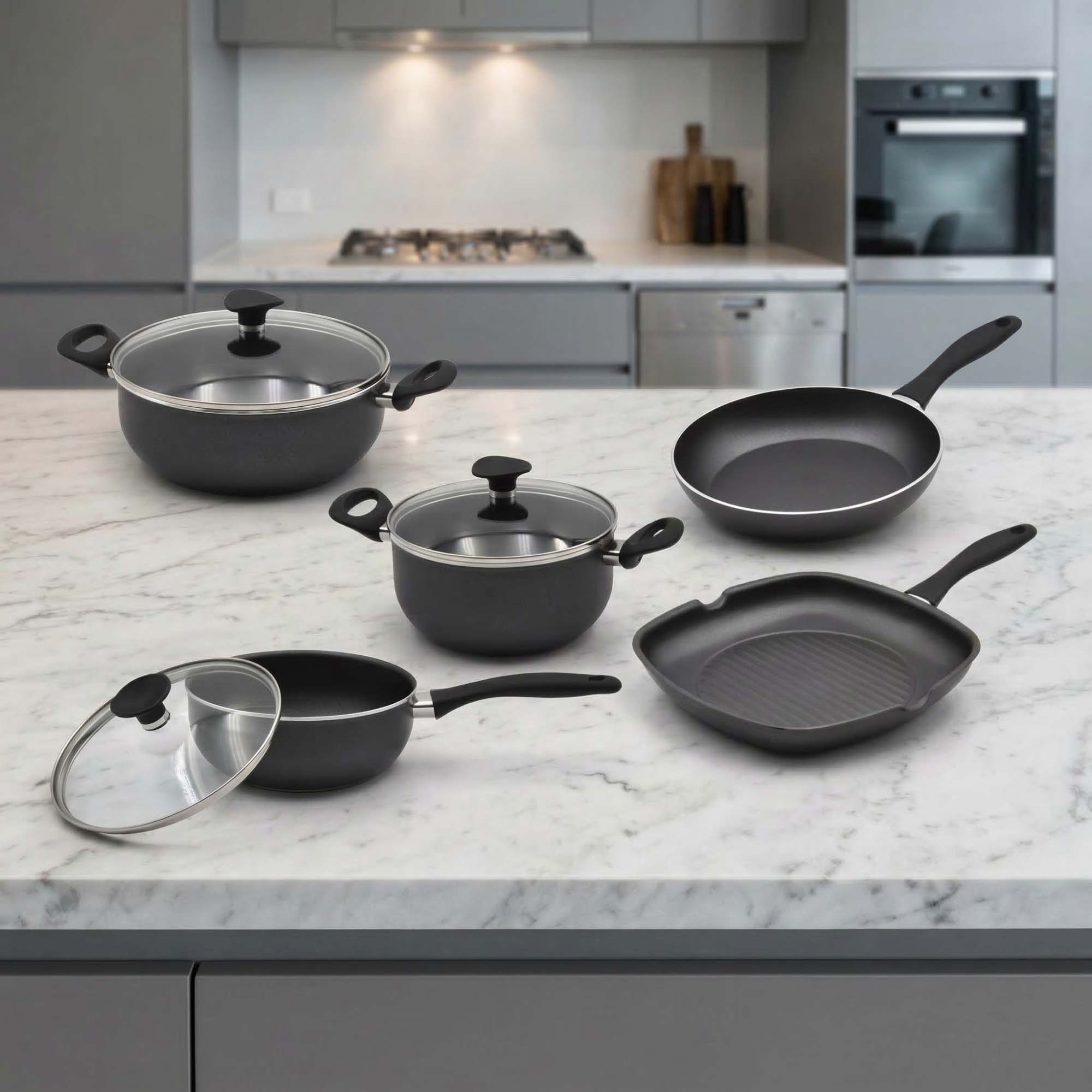 Trem de Cozinha Indução 5 Peças Jolly - Image 2