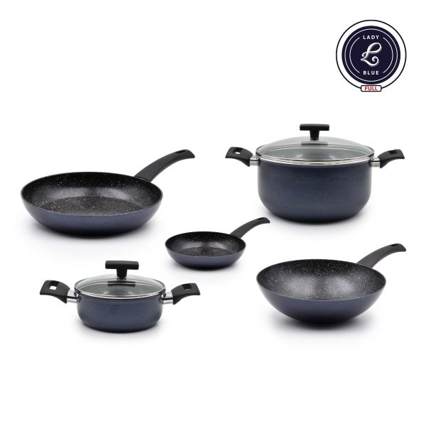 Trem Cozinha Indução 5 Peças Lady Blue F.I.T.