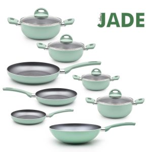 Trem Cozinha Indução 8 Peças Jade