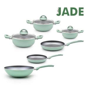 Trem Cozinha Indução 6 Peças Jade