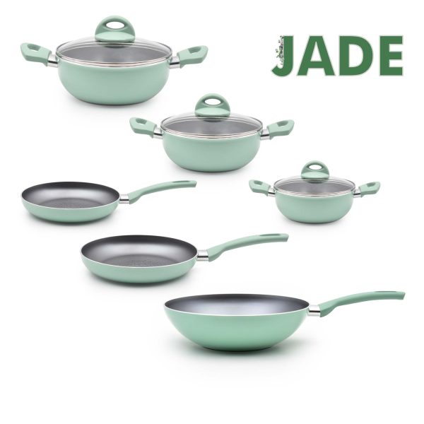 Trem Cozinha Indução 6 Peças Jade