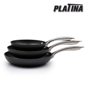 Conjunto Indução 3 Frigideiras Platina