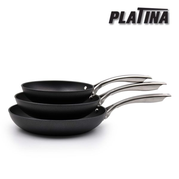 Conjunto Indução 3 Frigideiras Platina