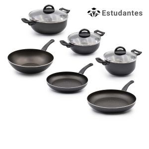 Trem Cozinha Indução 6 Peças Estudantes