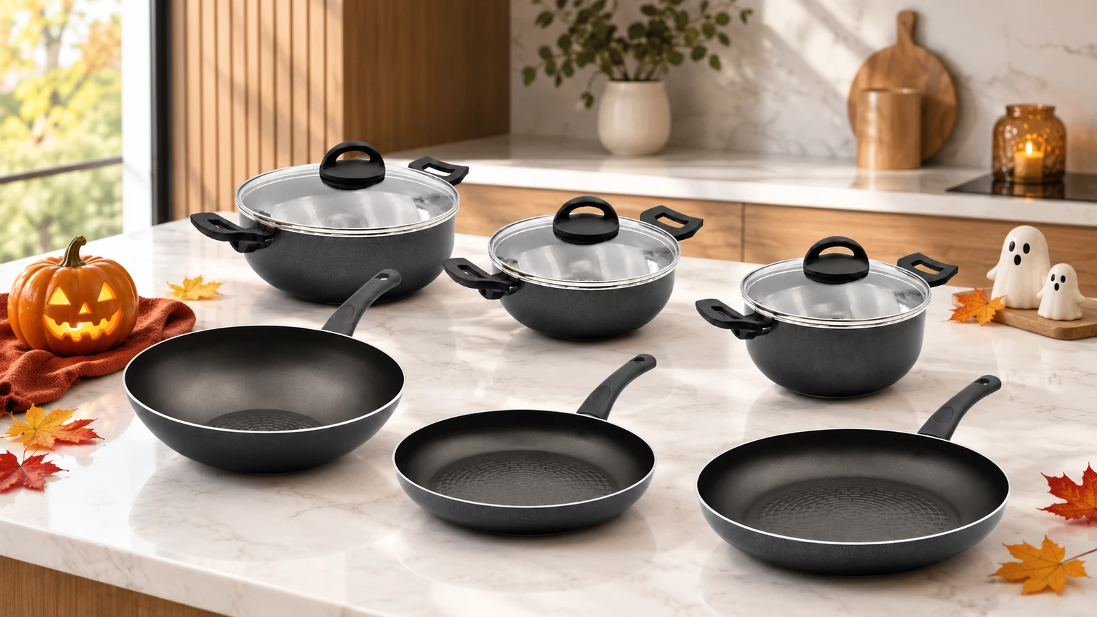 Trem Cozinha Indução 6 Peças Estudantes